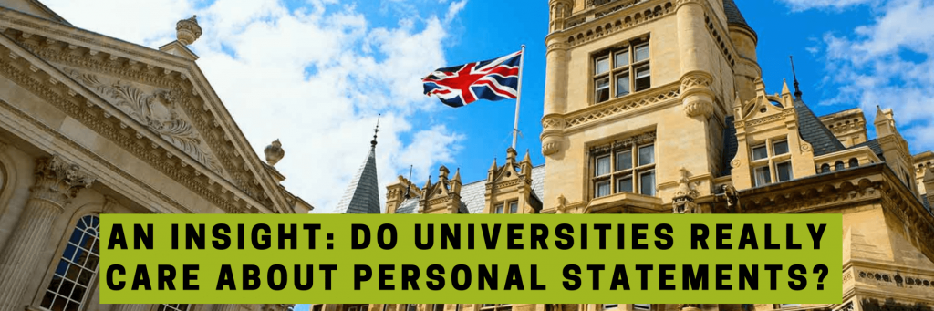 which universities read personal statements